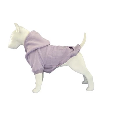 Sweat à capuche pour chien lilas