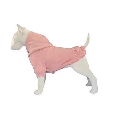 Sweat à capuche chien rose